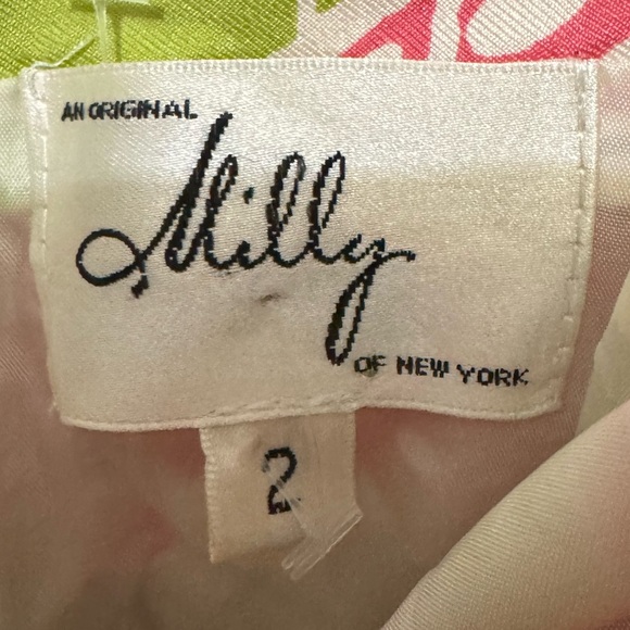 Milly Multicolor Chain Strap Mini Dress Size 2 - Picture 4 of 5